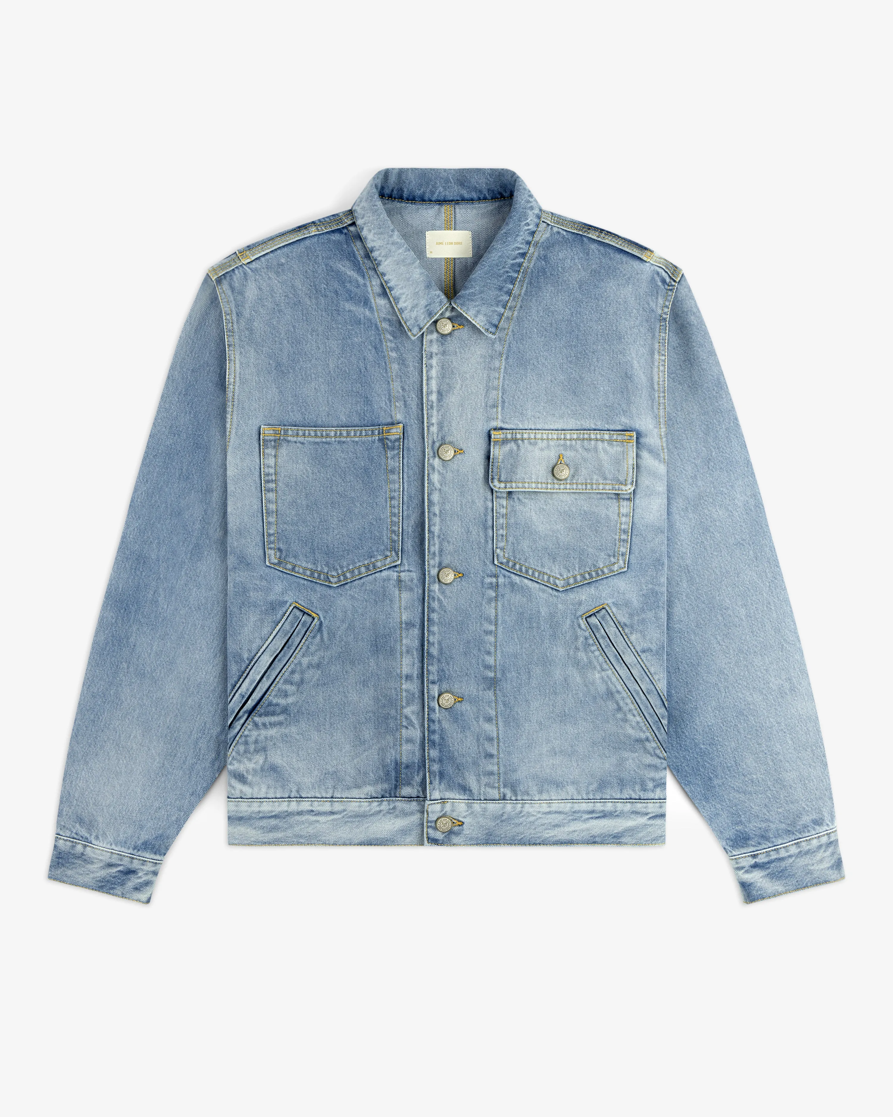 Denim Trucker Jacket sold by Aime Leon Dore product image thumbnail 2