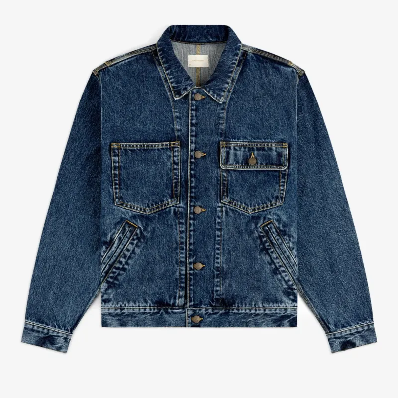 Denim     Trucker     Jacket sold by Aime Leon Dore