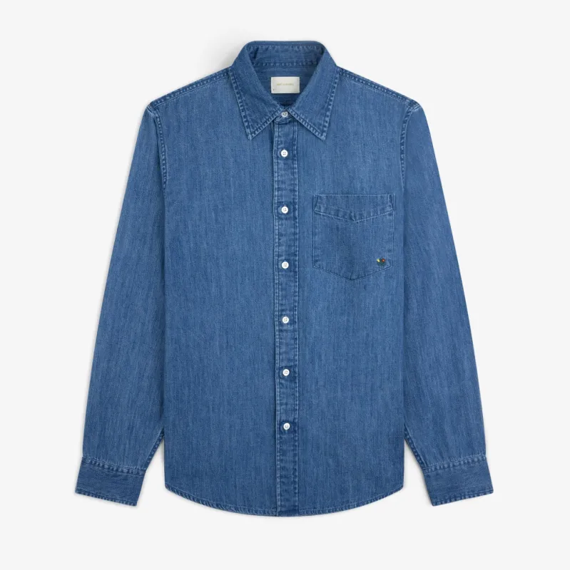 Crest Chambray Shirt sold by Aime Leon Dore