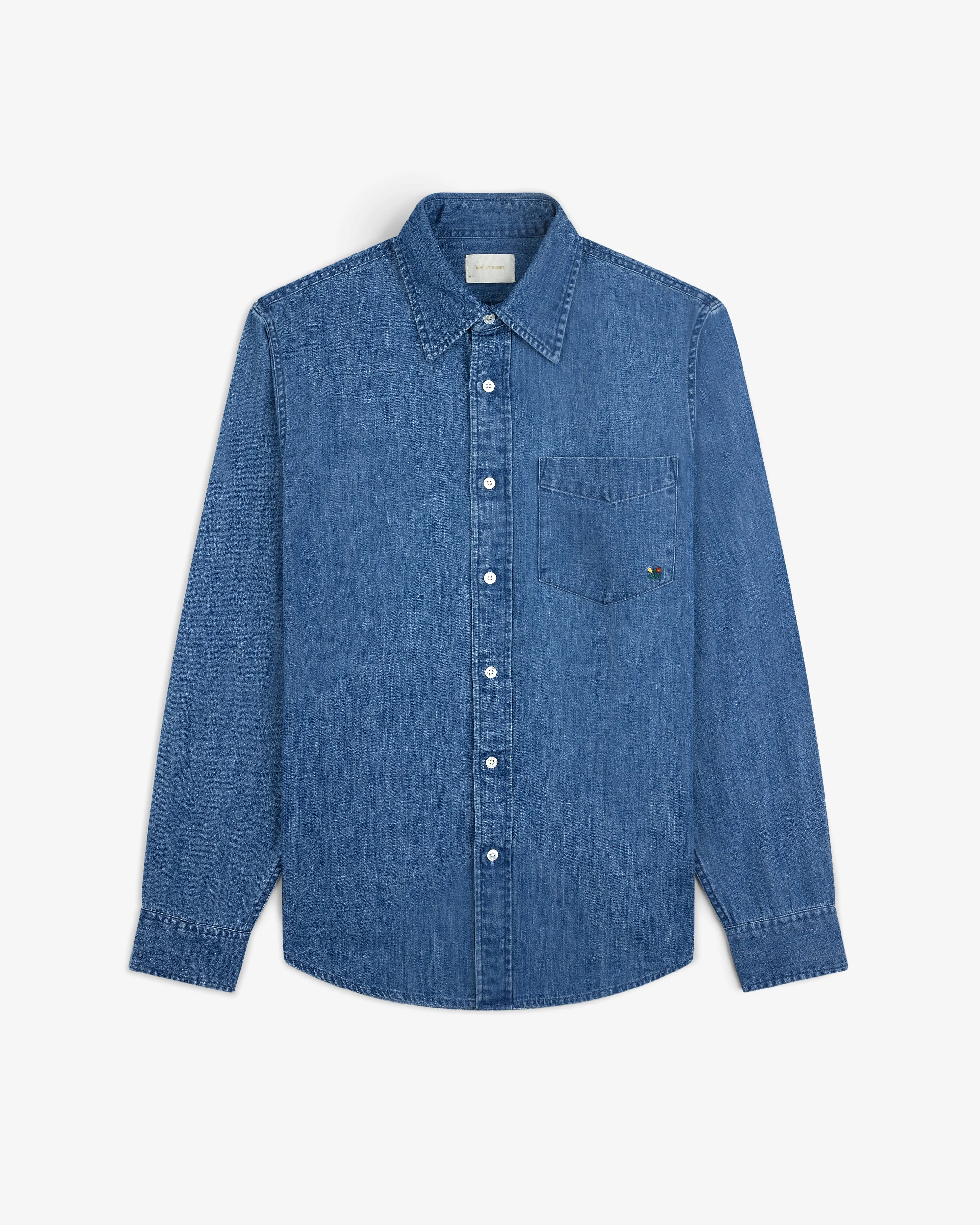 Crest Chambray Shirt sold by Aime Leon Dore product image thumbnail 2