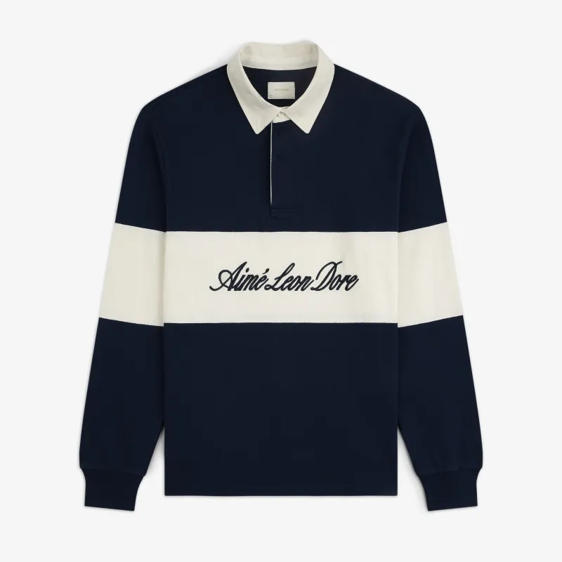 Script   Paneled   Rugby made by Aime Leon Dore