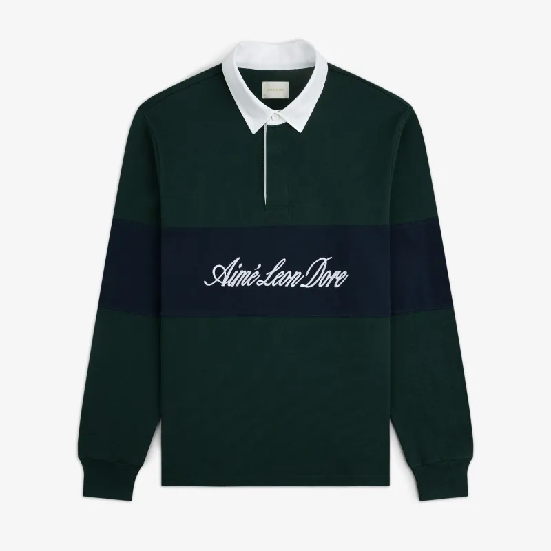 Script   Paneled   Rugby made by Aime Leon Dore