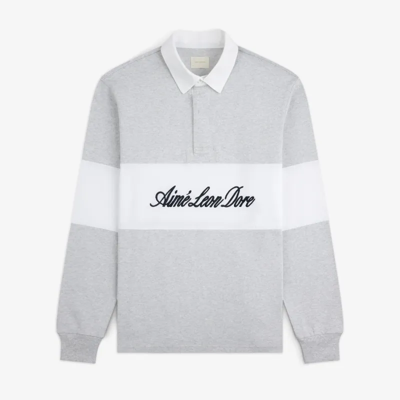 Script   Paneled   Rugby made by Aime Leon Dore