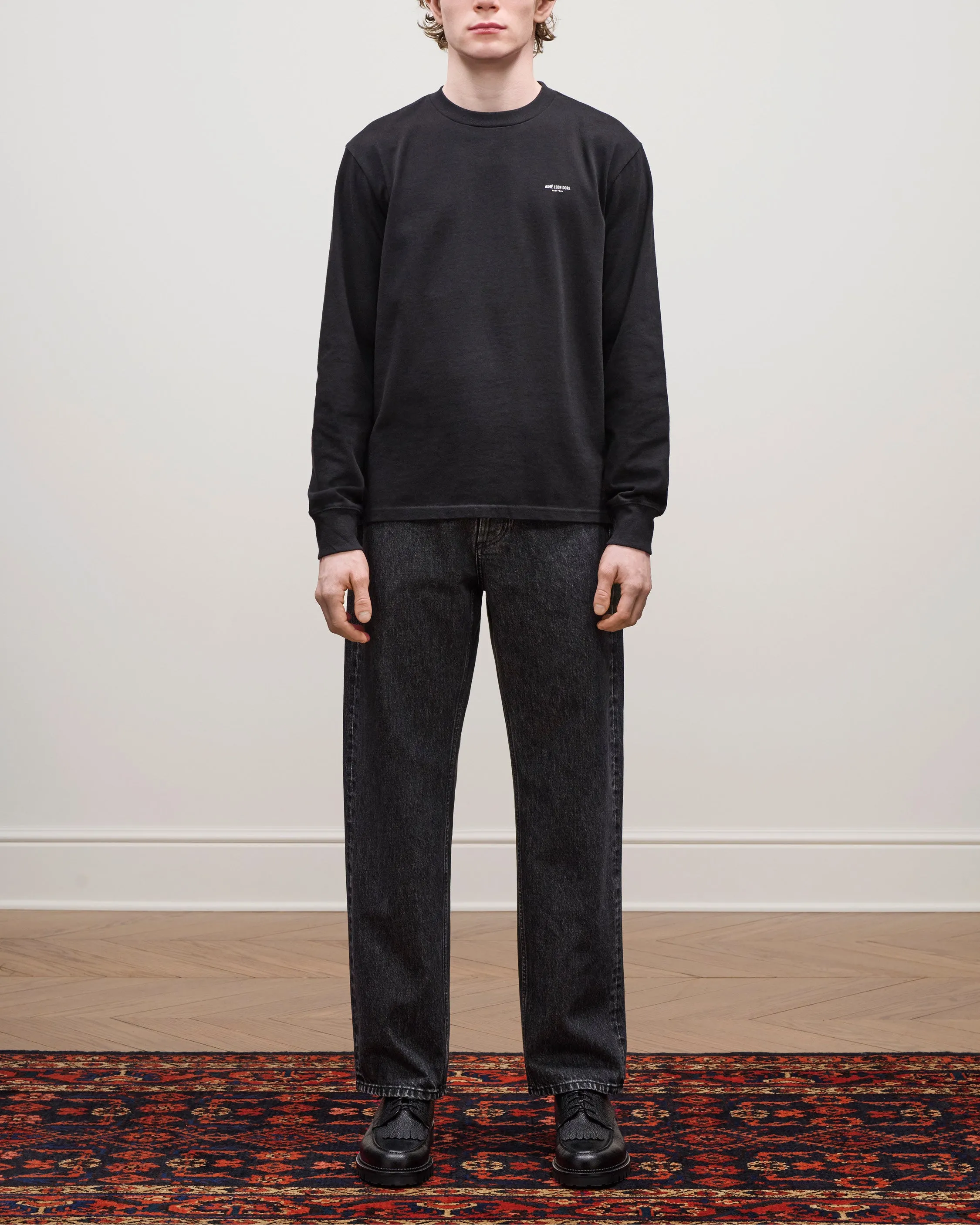 Long-Sleeve Micro Logo Tee sold by Aime Leon Dore product image thumbnail 3