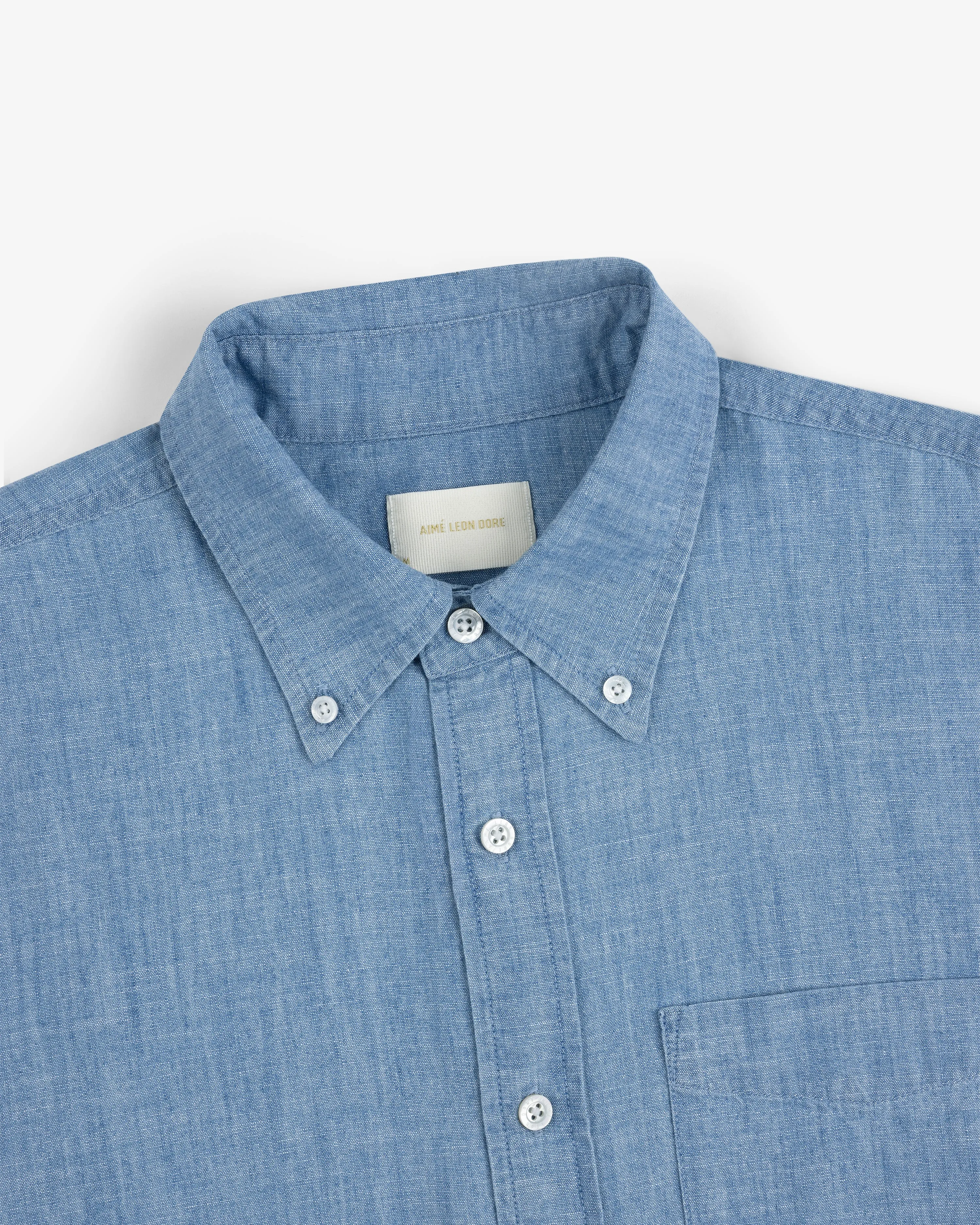 Crest Chambray Shirt sold by Aime Leon Dore product image thumbnail 5
