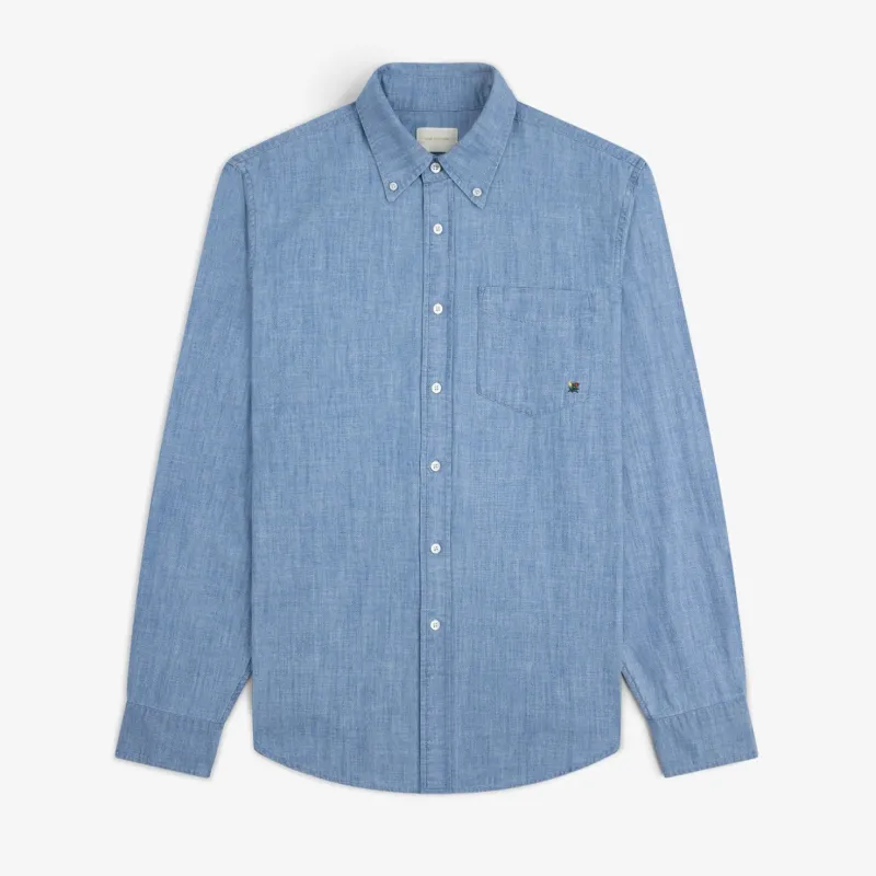 Crest   Chambray Shirt sold by Aime Leon Dore