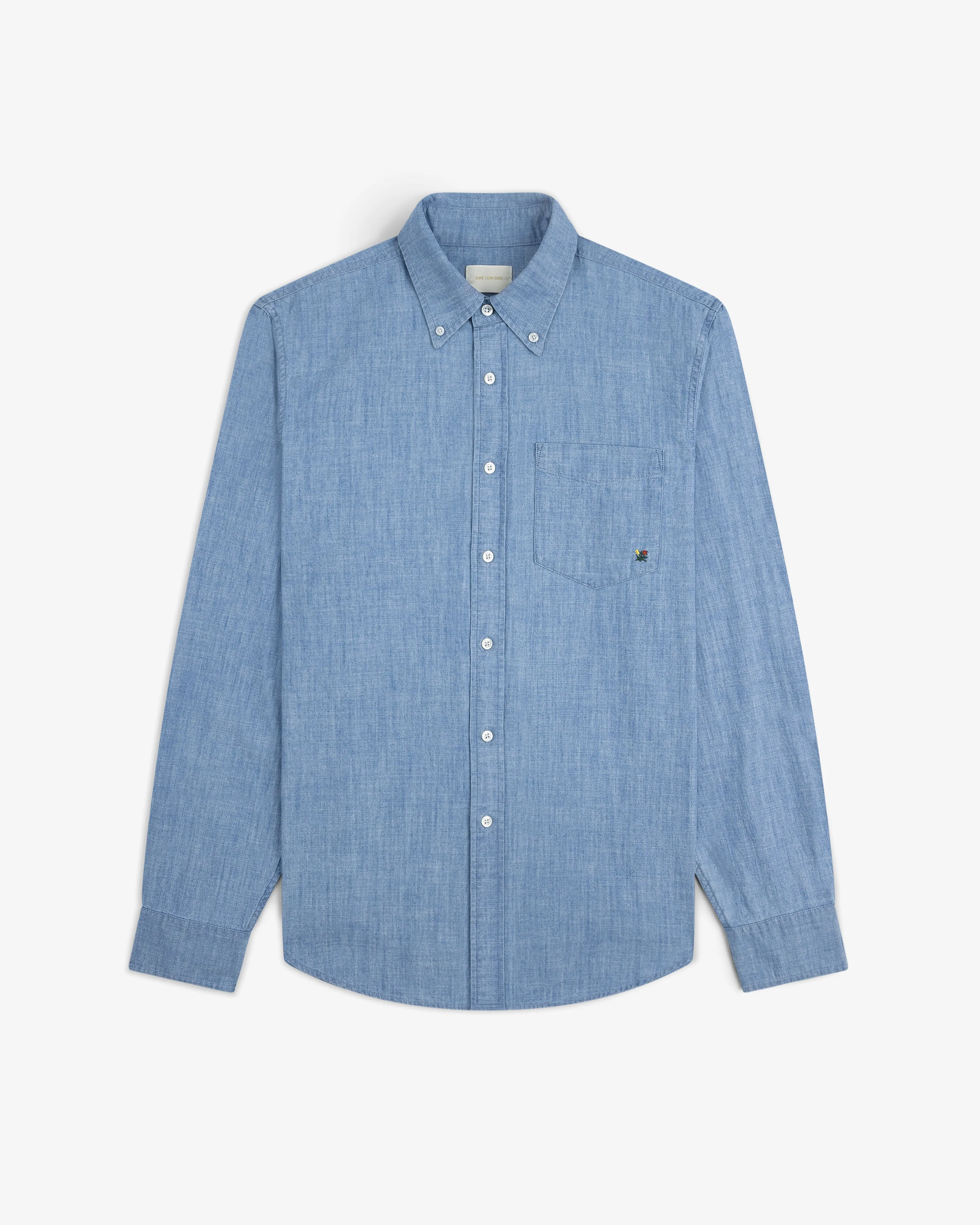 Crest Chambray Shirt sold by Aime Leon Dore product image thumbnail 2