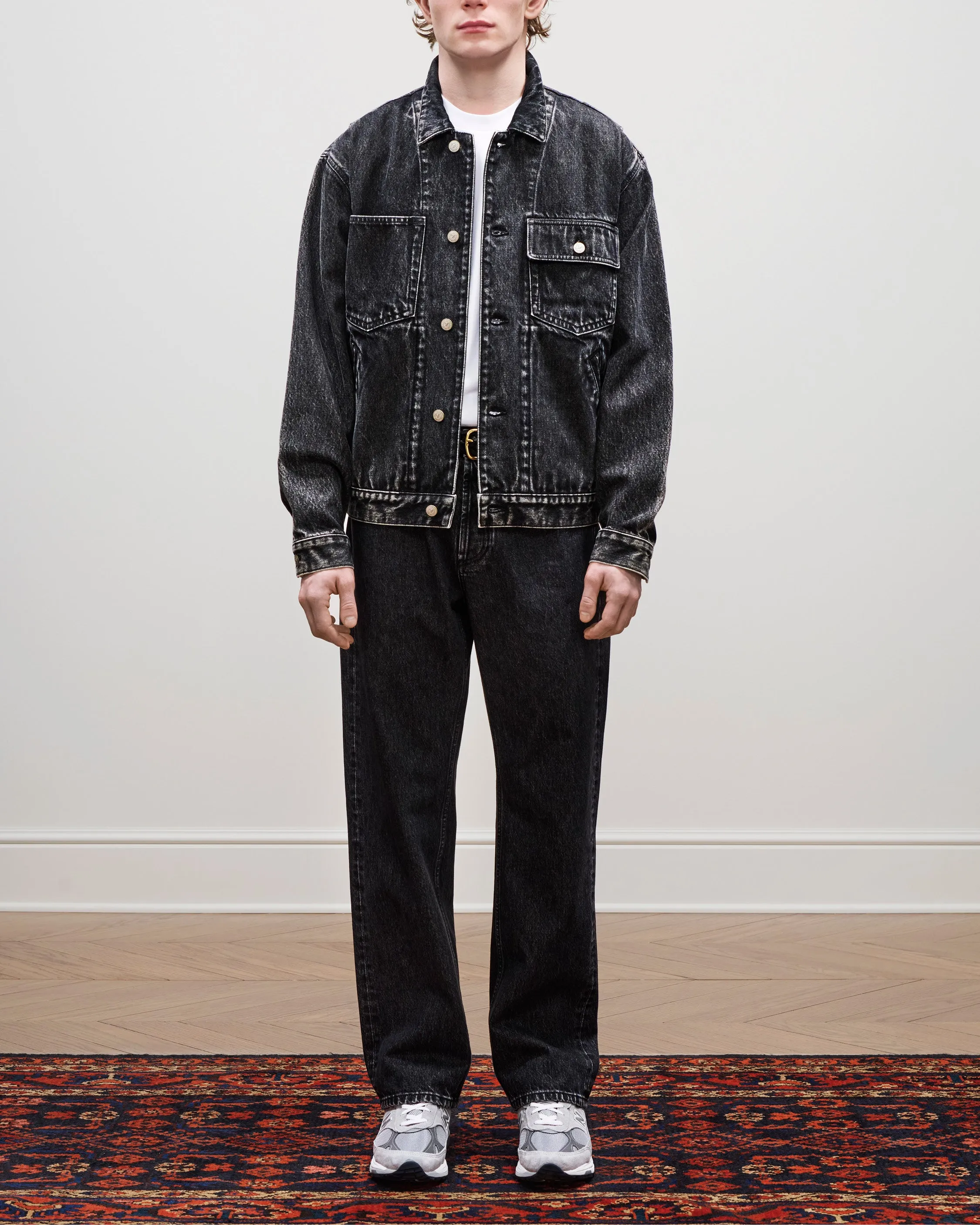 Denim Trucker Jacket sold by Aime Leon Dore product image thumbnail 3