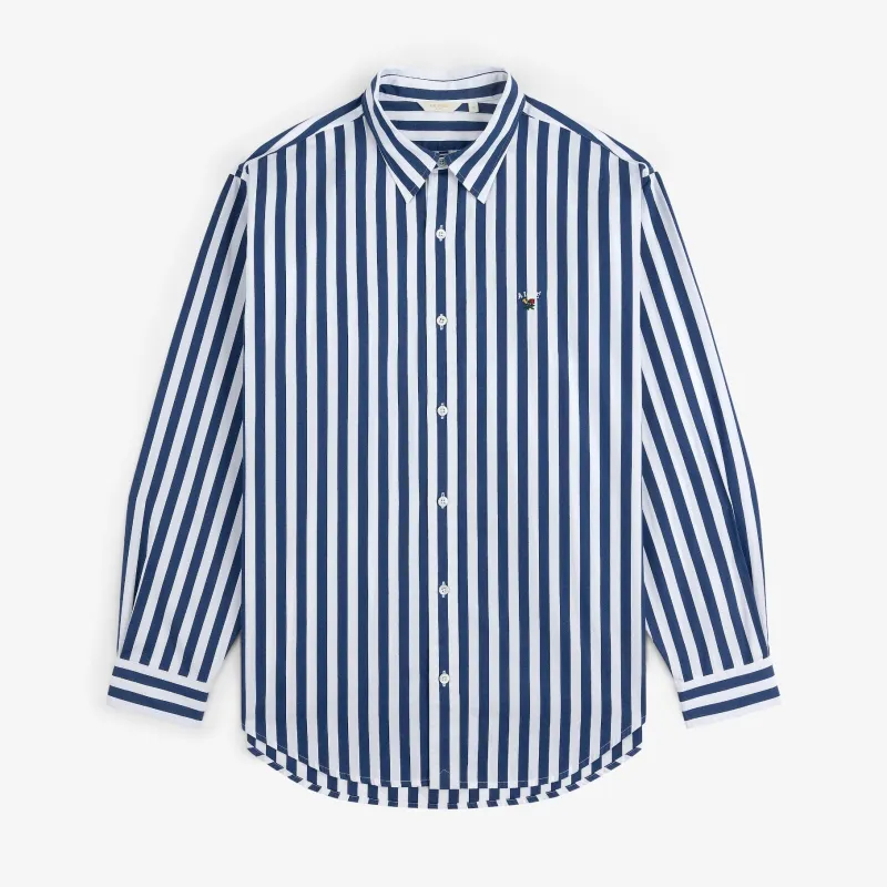 Striped Leon Overshirt sold by Aime Leon Dore