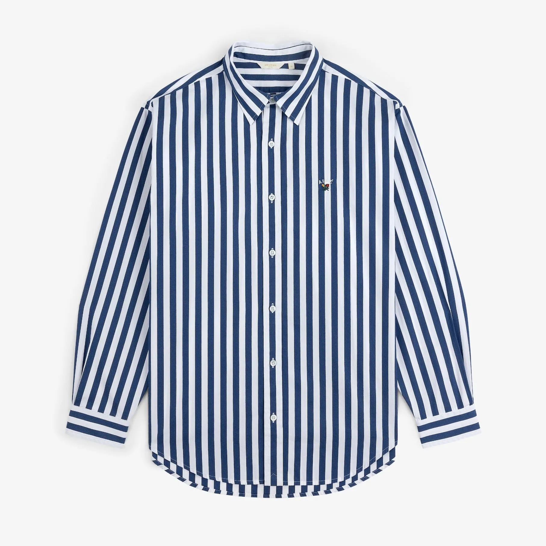 Striped Leon Overshirt sold by Aime Leon Dore
