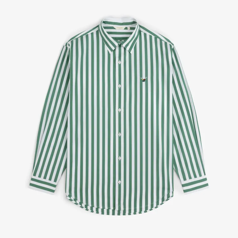 Striped Leon Overshirt sold by Aime Leon Dore