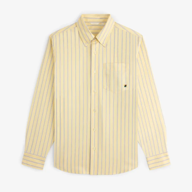 Yarn Dyed Striped Crest Shirt sold by Aime Leon Dore