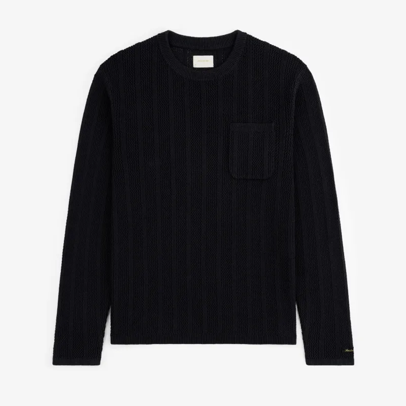 Racking Stitch Crewneck Sweater made by Aime Leon Dore