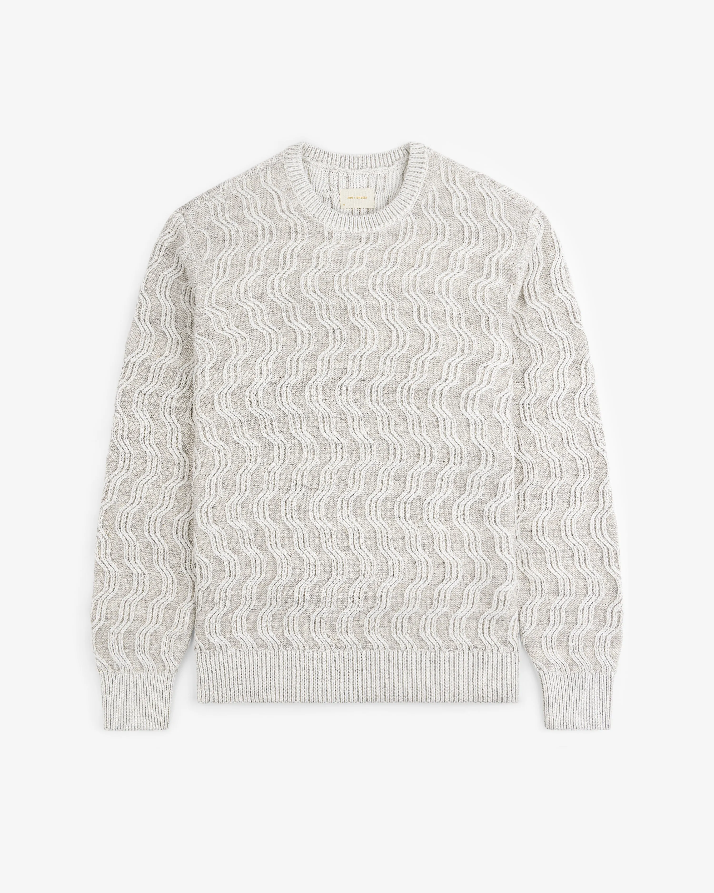 Linen Blend Cable Knit Sweater sold by Aime Leon Dore product image thumbnail 2