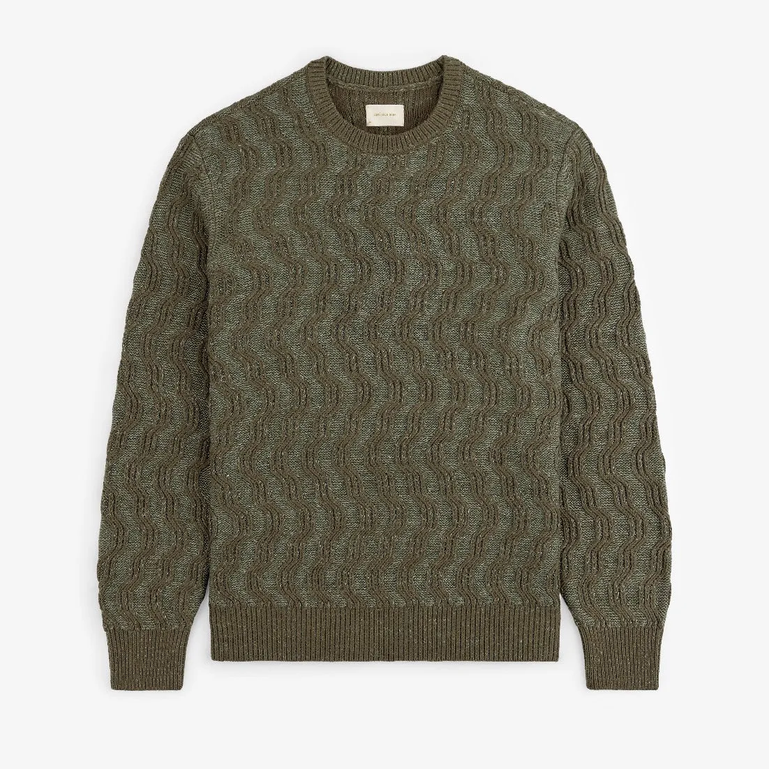 Linen Blend Cable Knit Sweater sold by Aime Leon Dore