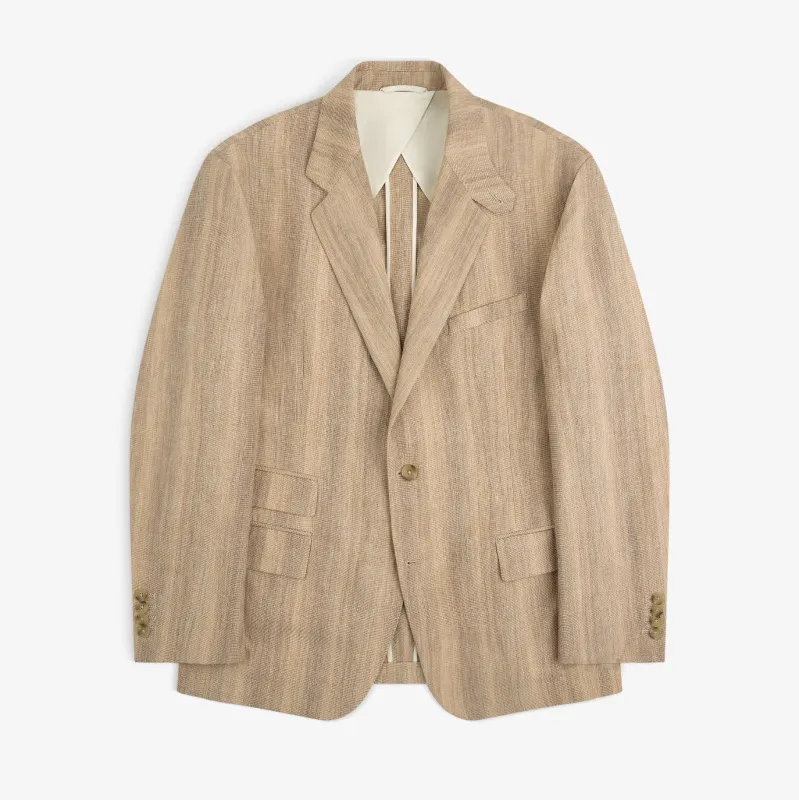 Single-Breasted Safari Suit Jacket made by Aime Leon Dore