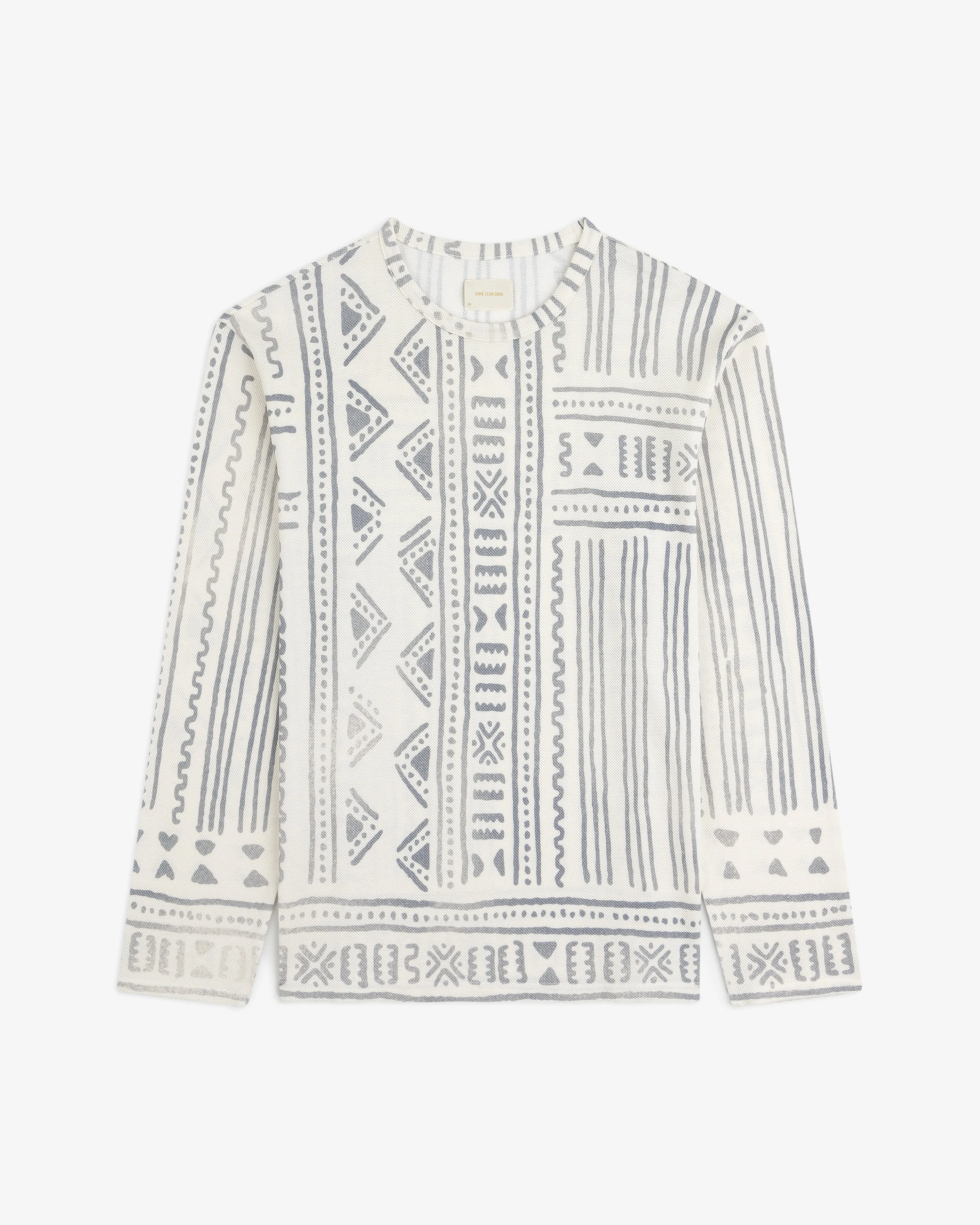 Long-Sleeve Mesh Tapestry Tee sold by Aime Leon Dore product image thumbnail 2