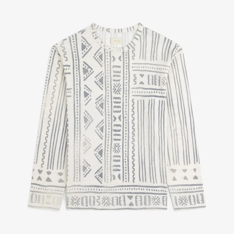 Long-Sleeve Mesh Tapestry Tee made by Aime Leon Dore