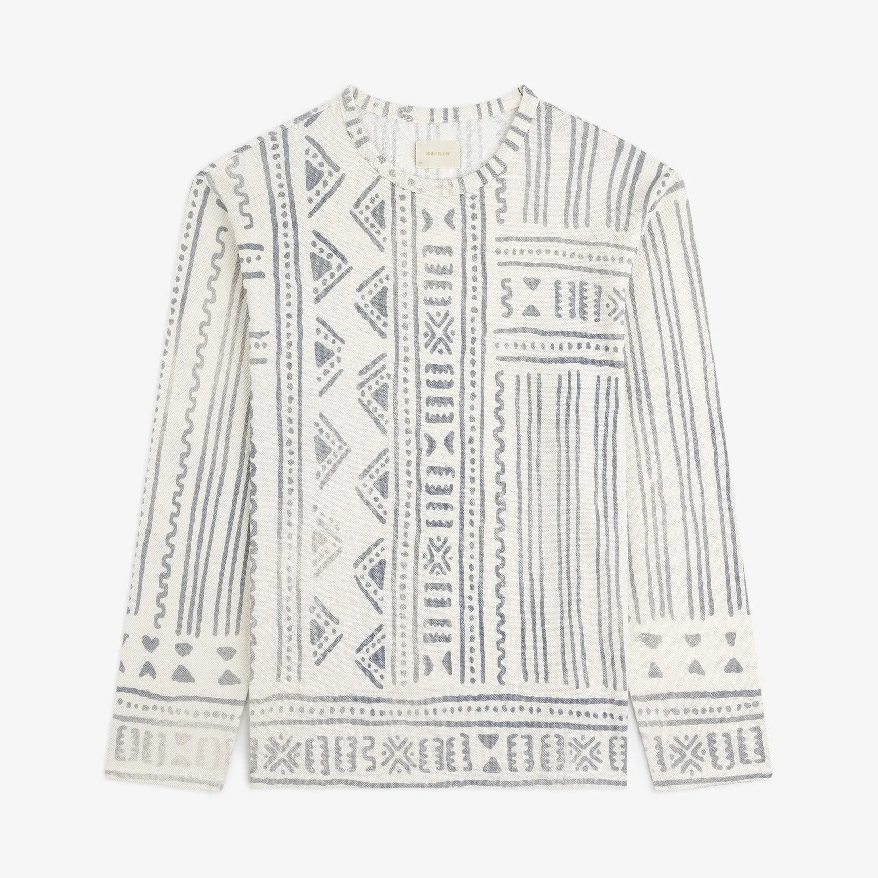 Long-Sleeve Mesh Tapestry Tee sold by Aime Leon Dore