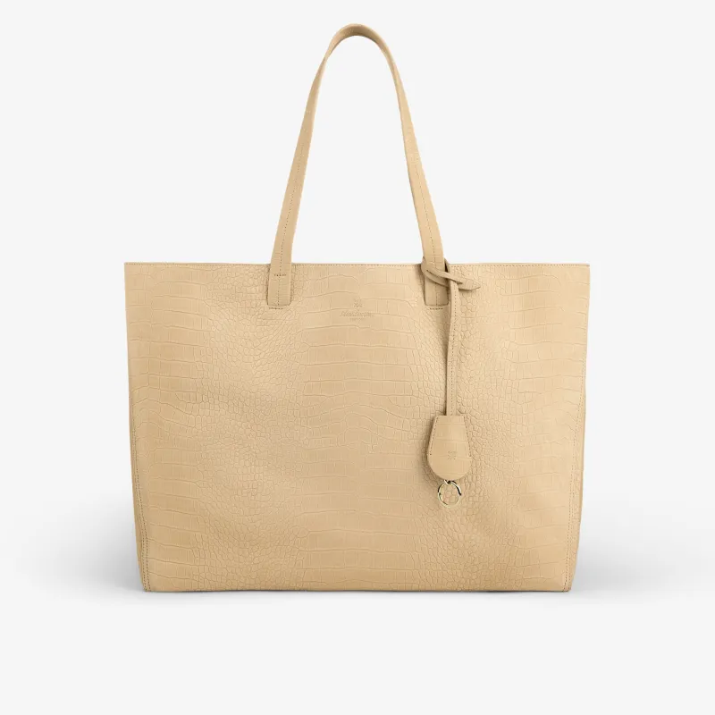 Croc-Embossed Nubuck Tote Bag made by Aime Leon Dore