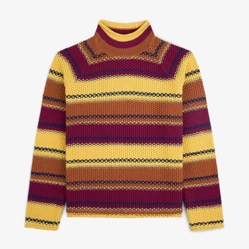 Striped Rollneck Sweater made by Aime Leon Dore