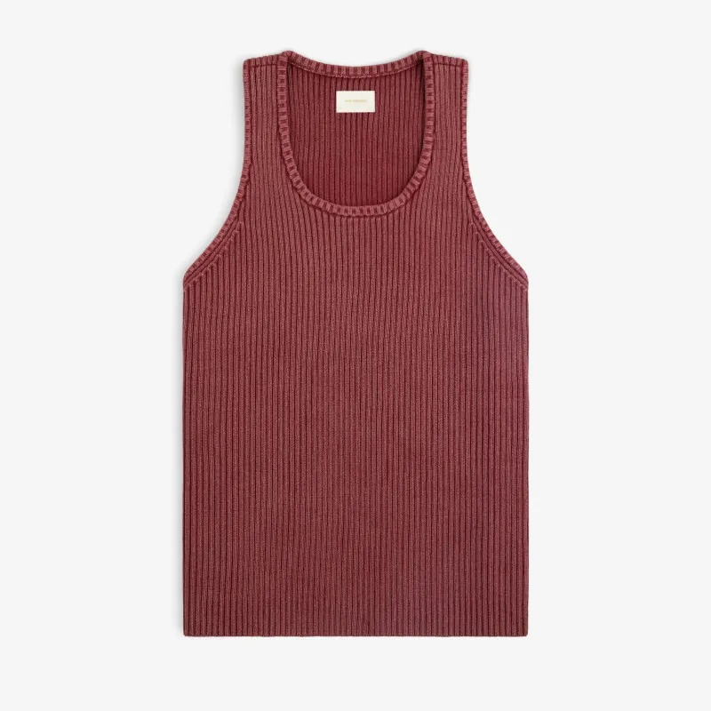 Stone Washed Knit Tank Top made by Aime Leon Dore