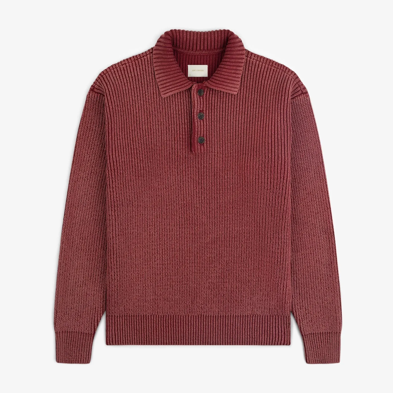 Stone Washed Knit Polo sold by Aime Leon Dore