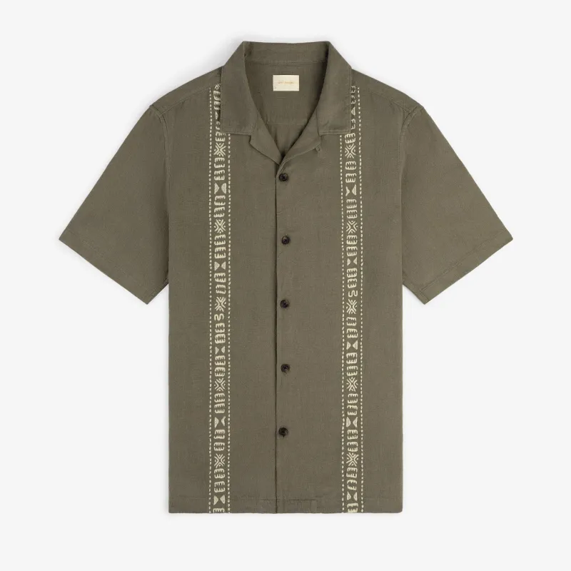 Linen Blend Leisure Shirt made by Aime Leon Dore