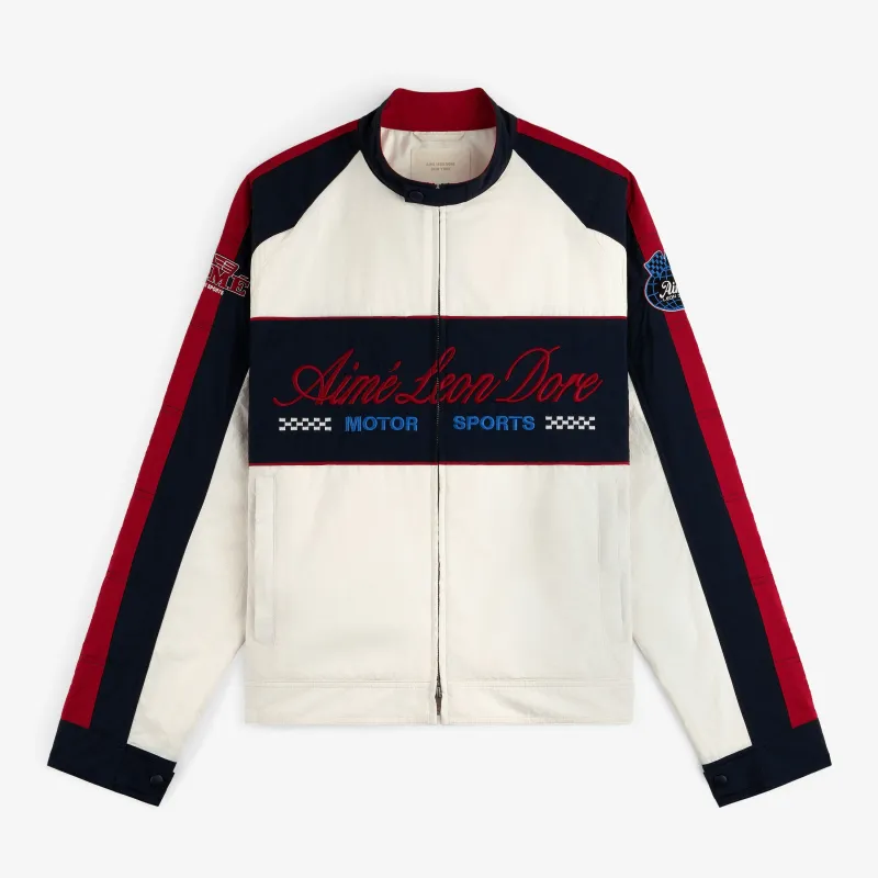 Nylon Moto Jacket made by Aime Leon Dore