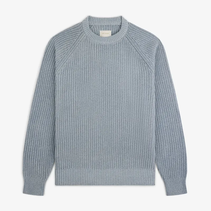 Knit Denim Crewneck Sweater made by Aime Leon Dore