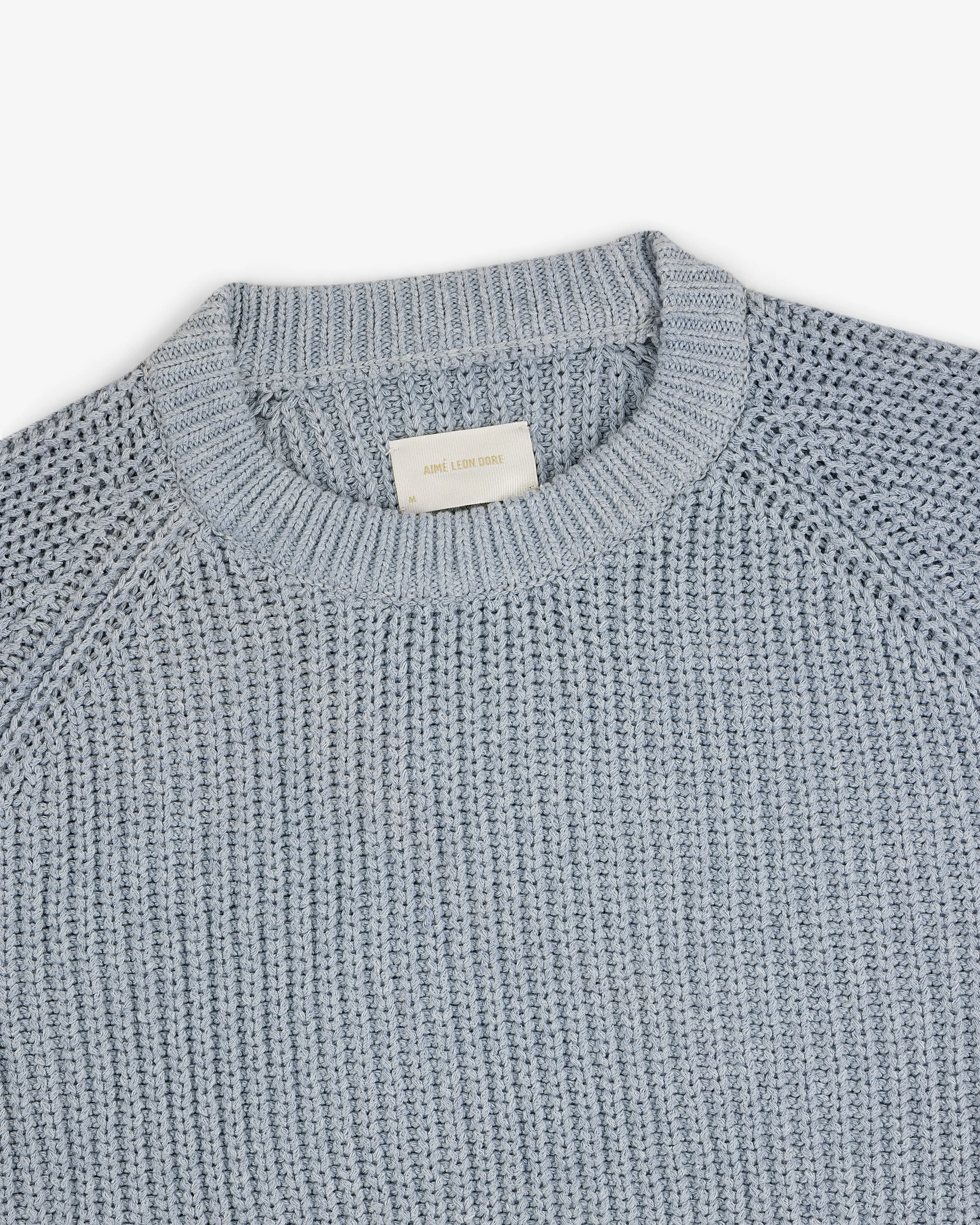 Knit Denim Crewneck Sweater sold by Aime Leon Dore product image thumbnail 3