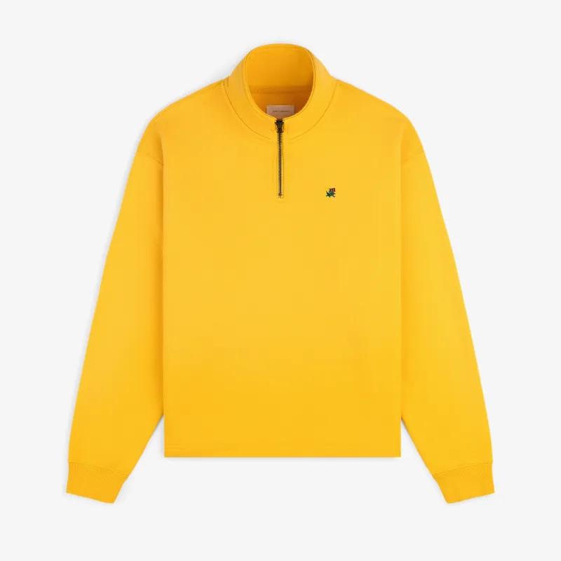 Sun Faded Crest Quarter Zip made by Aime Leon Dore