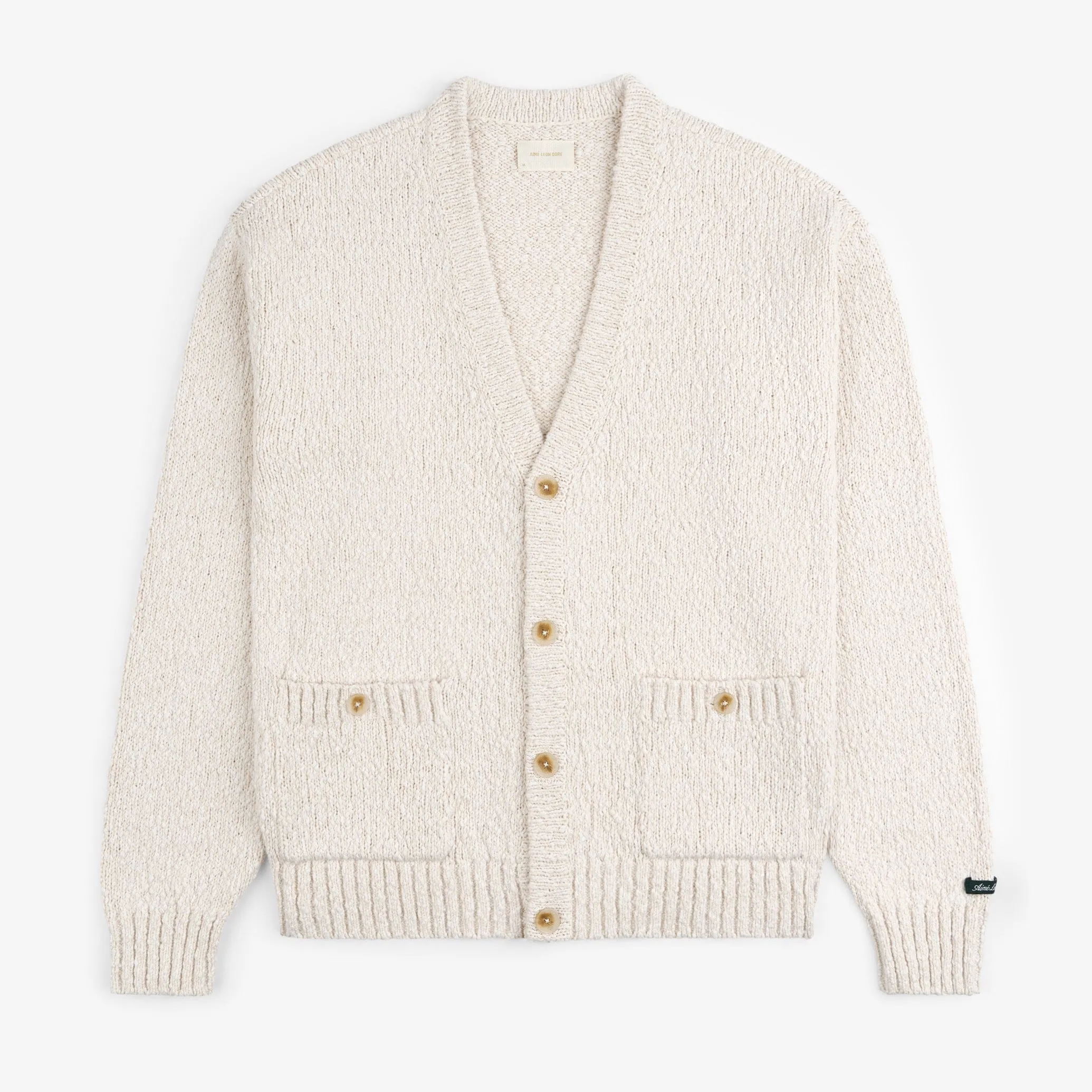 Cotton Slub Cardigan sold by Aime Leon Dore