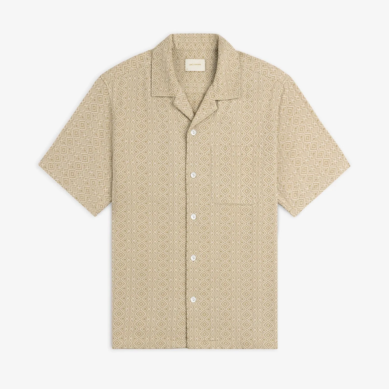 Jacquard Leisure Shirt sold by Aime Leon Dore