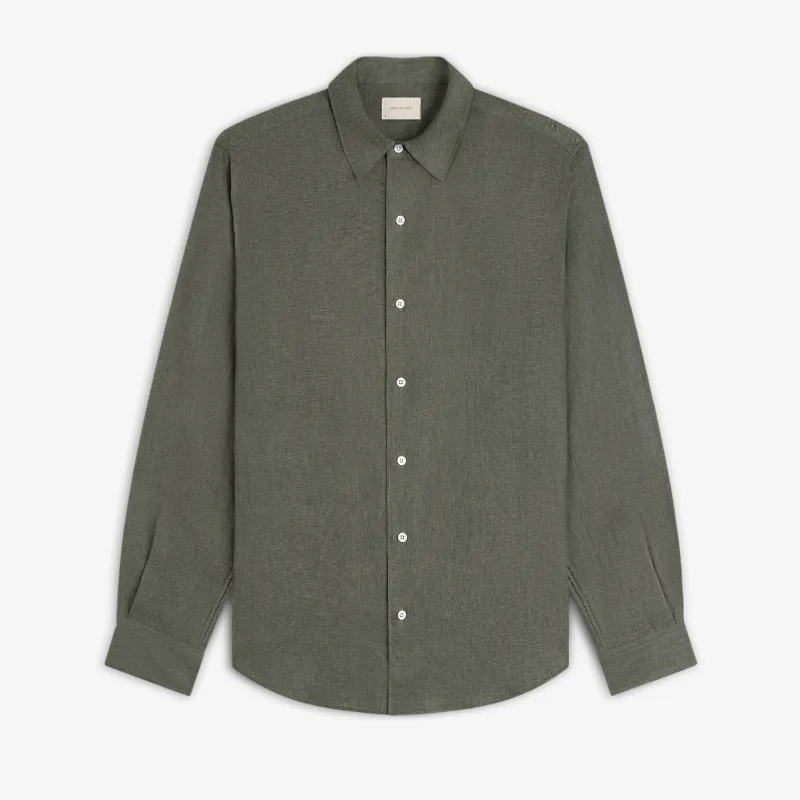 Long-Sleeve Linen Shirt made by Aime Leon Dore