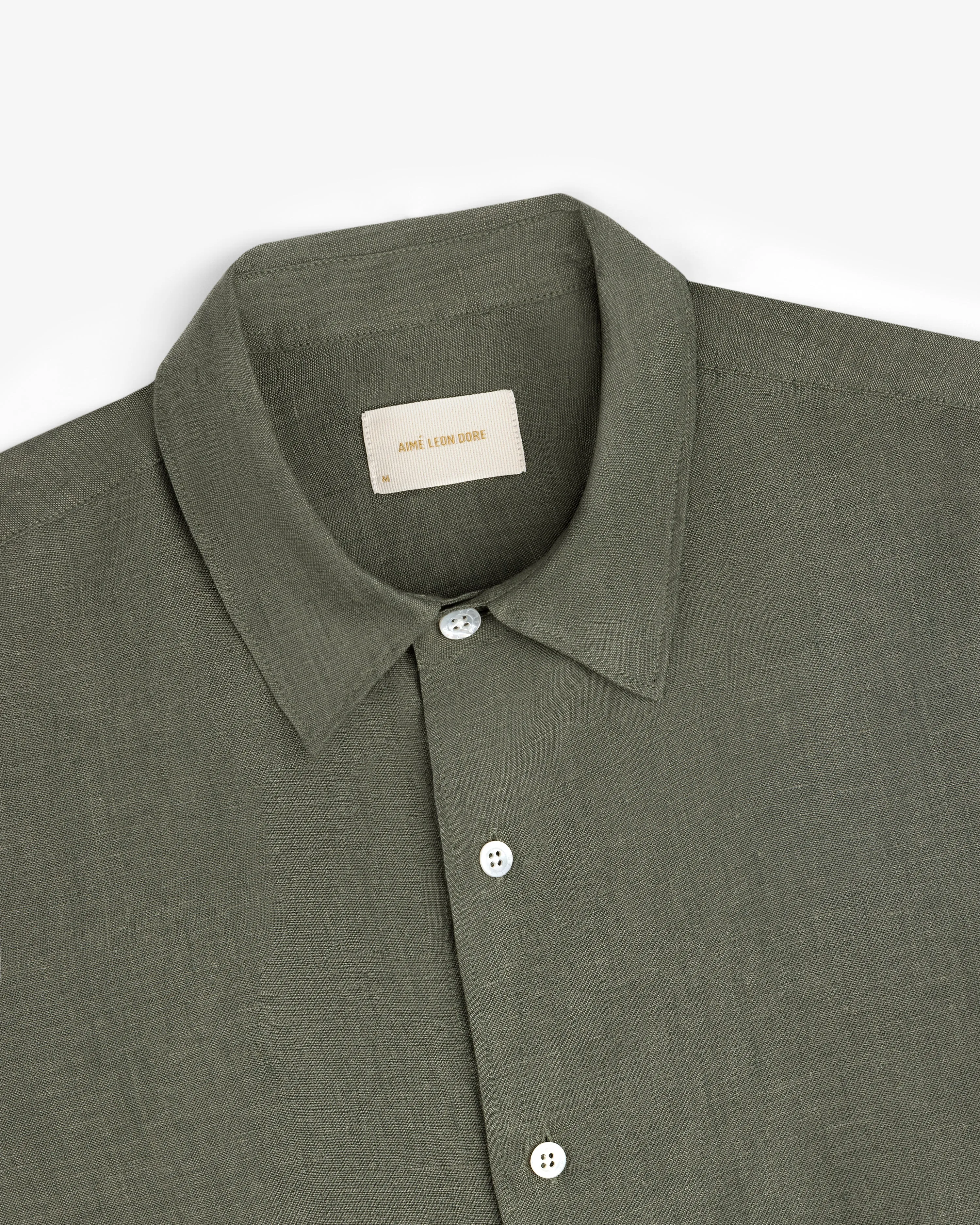 Long-Sleeve Linen Shirt sold by Aime Leon Dore product image thumbnail 4