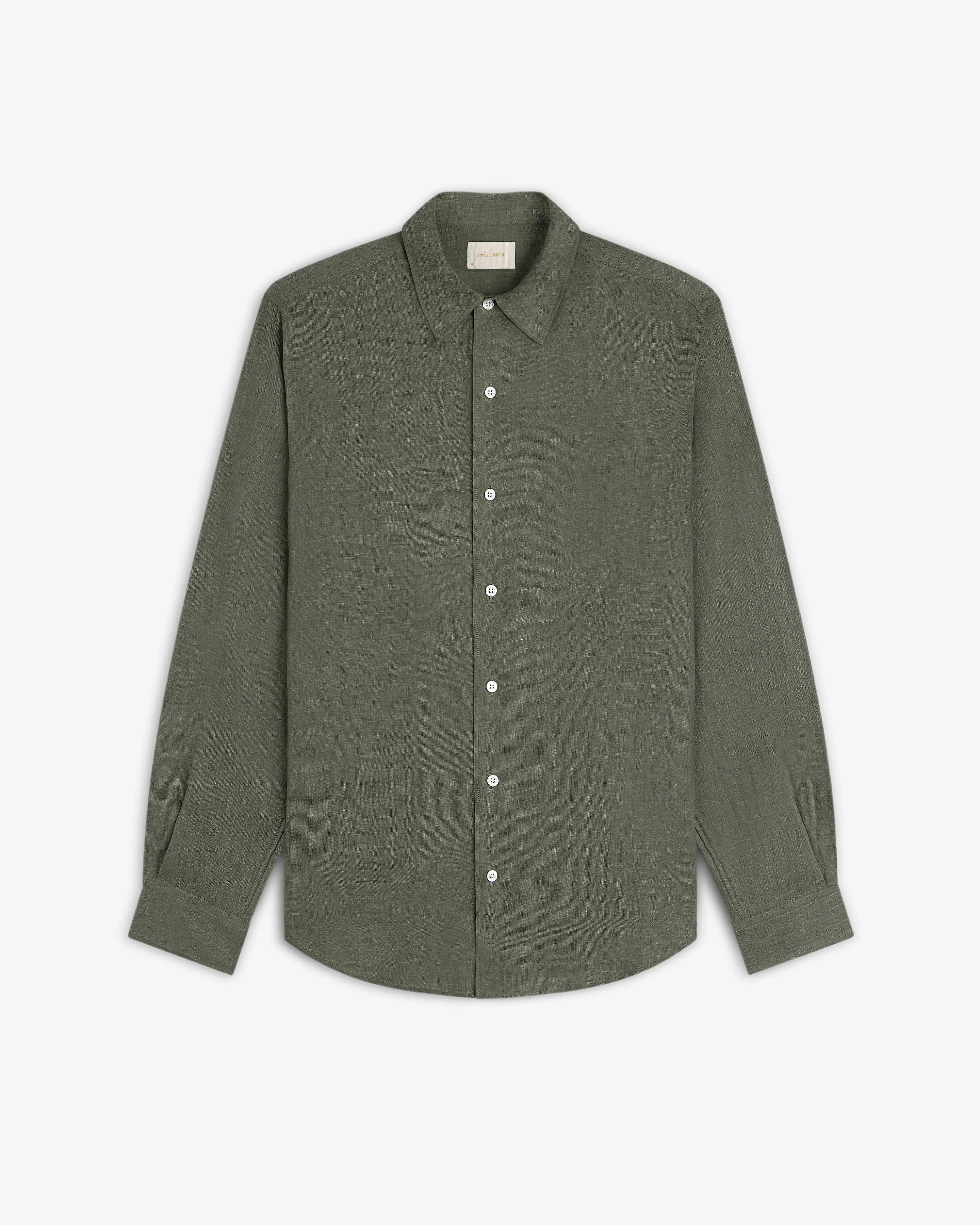 Long-Sleeve Linen Shirt sold by Aime Leon Dore product image thumbnail 2