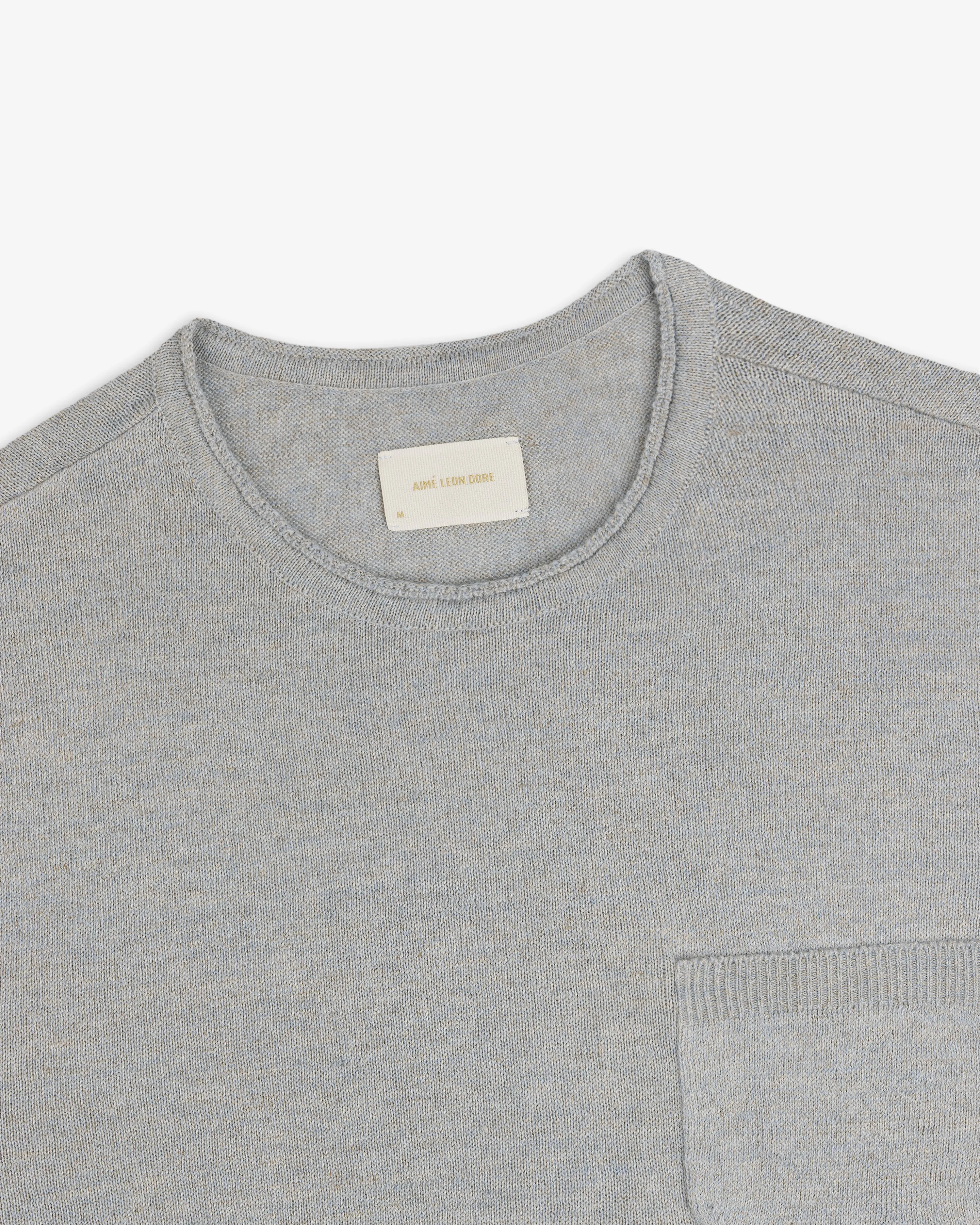 Long-Sleeve Knit Pocket Tee sold by Aime Leon Dore product image thumbnail 3