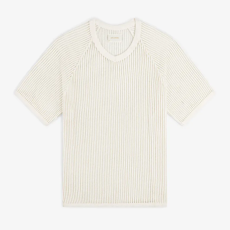 Mesh V-Neck Tee made by Aime Leon Dore