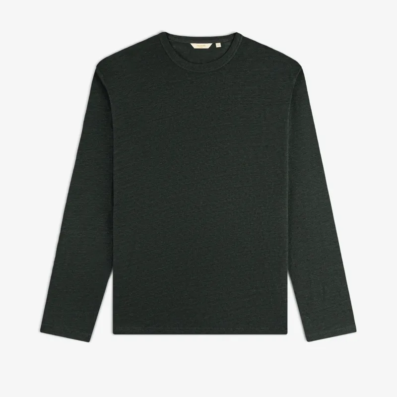 Long-Sleeve Linen Tee made by Aime Leon Dore