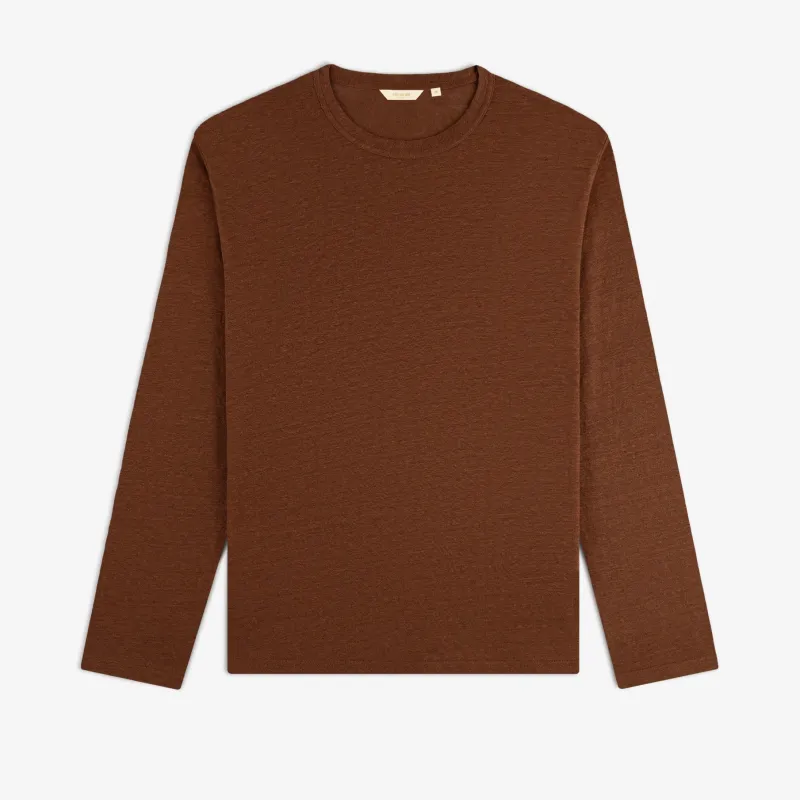 Long-Sleeve Linen Tee made by Aime Leon Dore