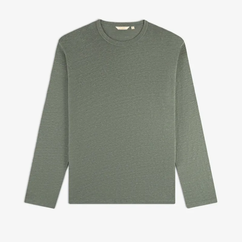 Long-Sleeve Linen Tee made by Aime Leon Dore