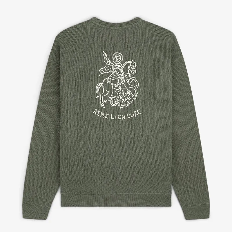 Saint George Piqué Crewneck Sweatshirt made by Aime Leon Dore