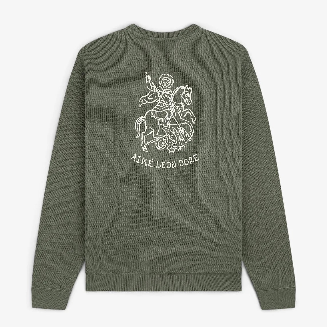Saint George Piqué Crewneck Sweatshirt sold by Aime Leon Dore