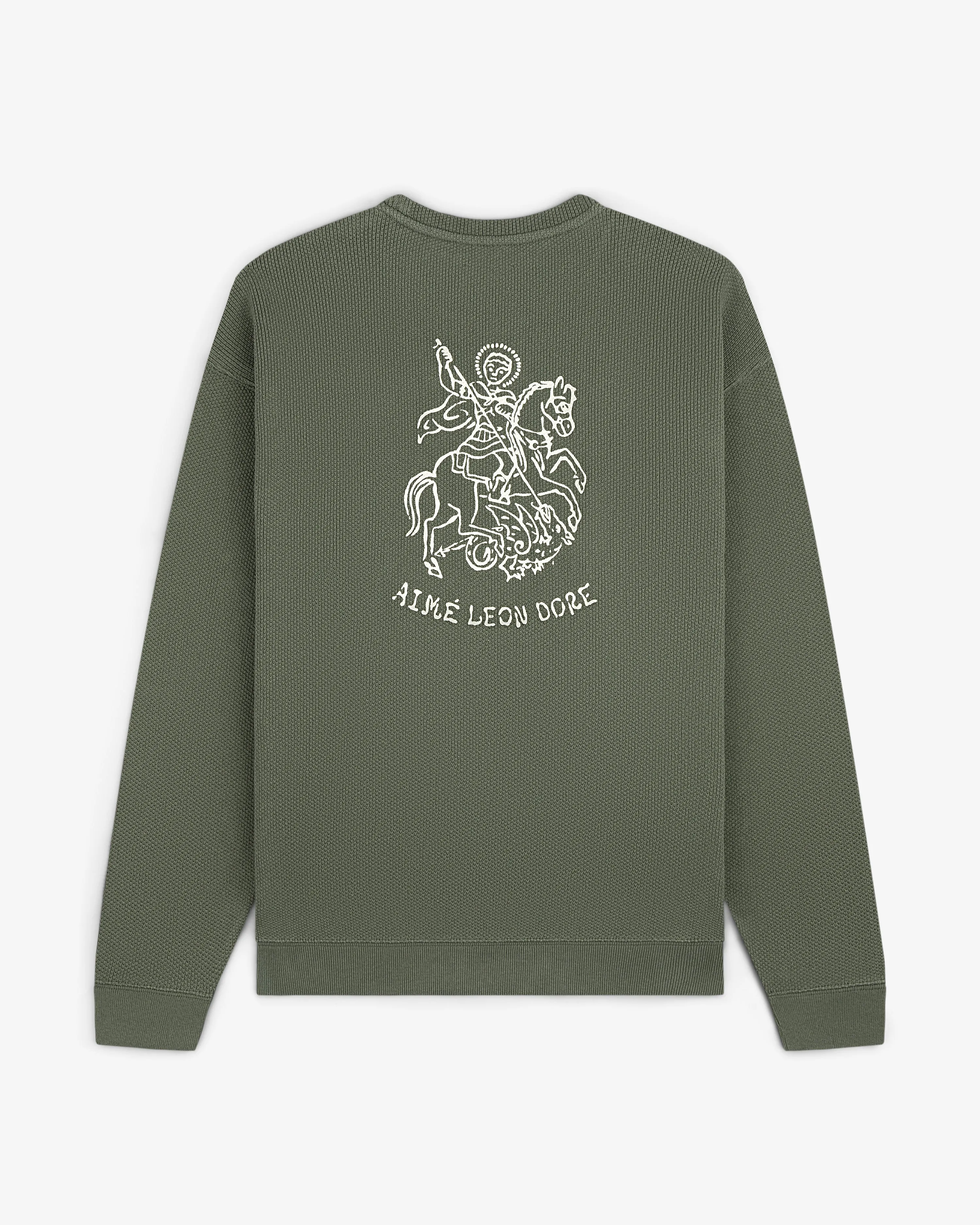 Saint George Piqué Crewneck Sweatshirt sold by Aime Leon Dore product image thumbnail 2