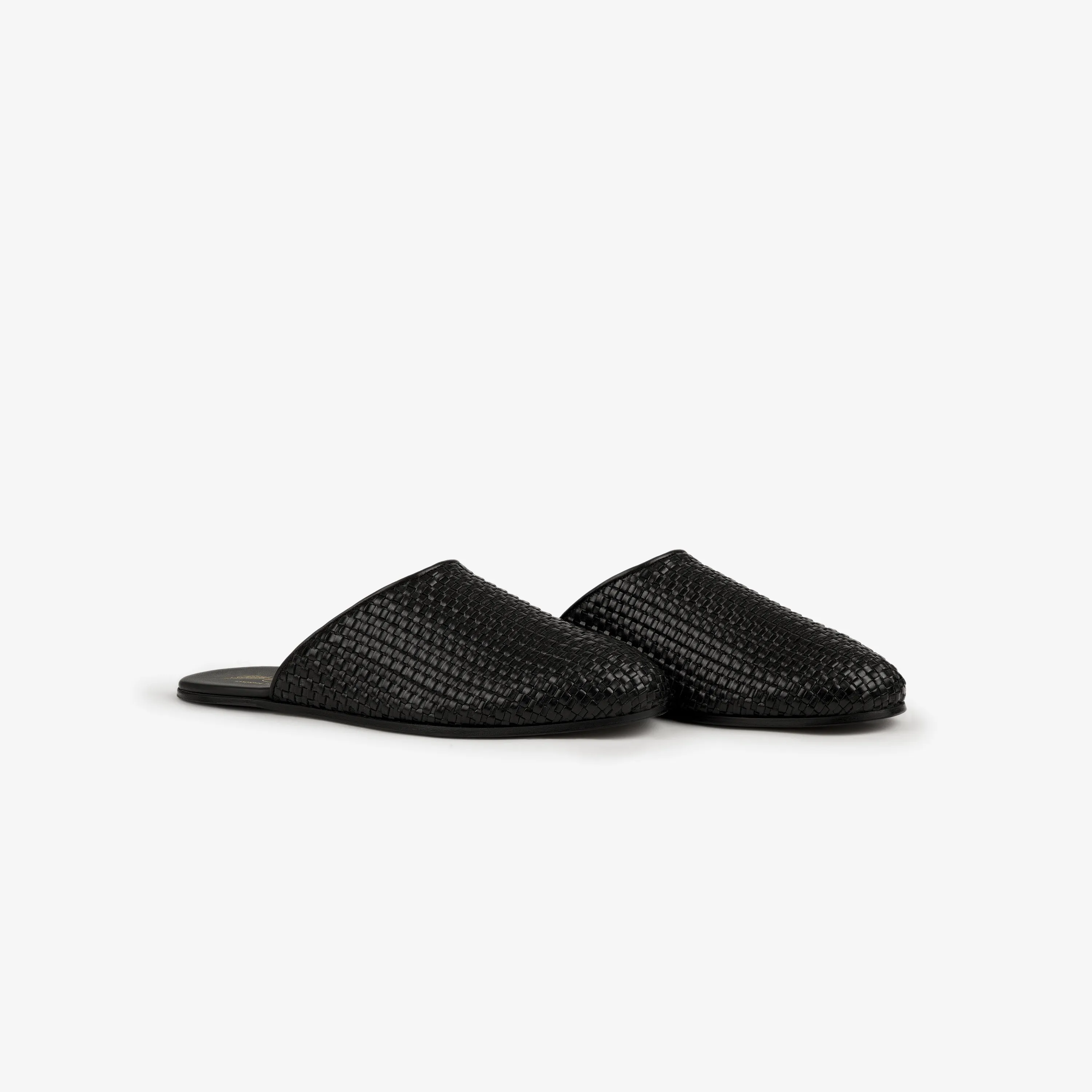 Leather Raffia Mule sold by Aime Leon Dore