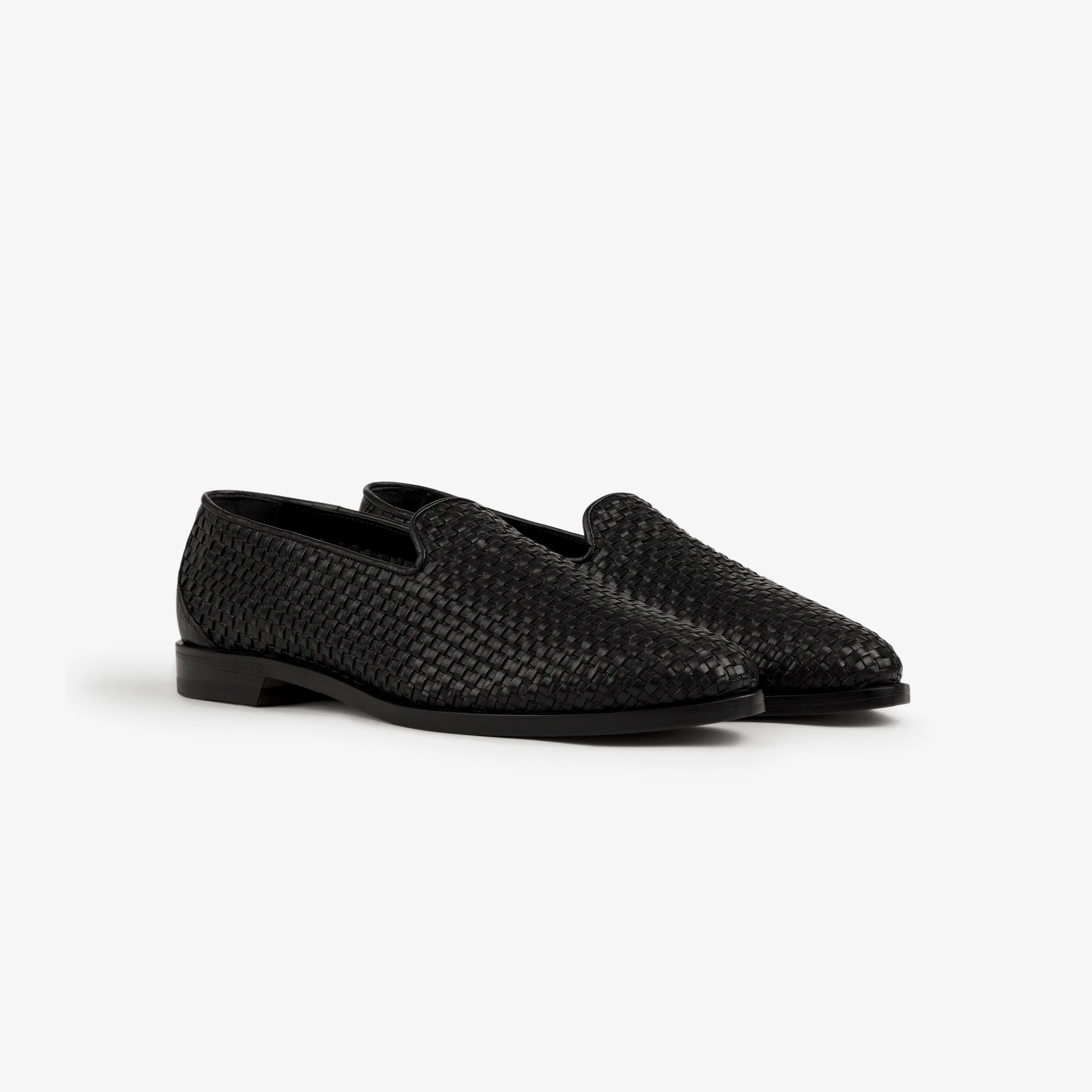 Leather Raffia Loafer sold by Aime Leon Dore