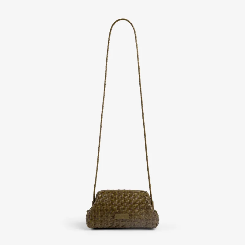 Woven Leather Shoulder Bag made by Aime Leon Dore