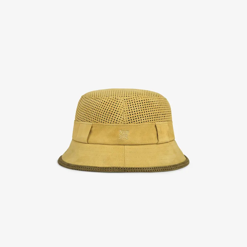 Perforated Suede Bucket Hat made by Aime Leon Dore