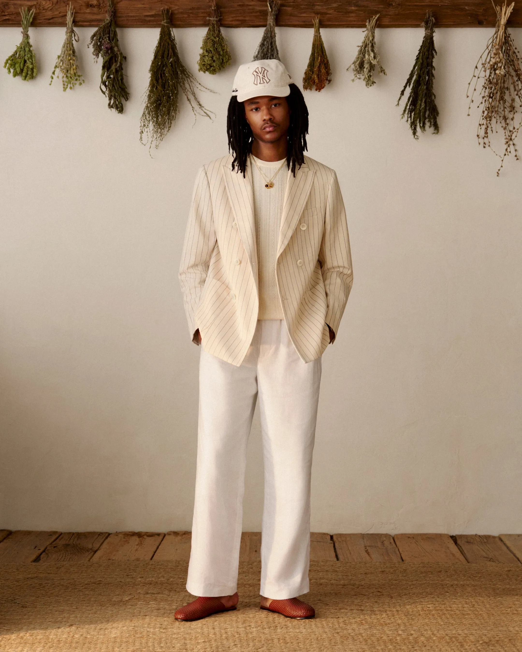 Linen Leisure Pant sold by Aime Leon Dore product image thumbnail 3